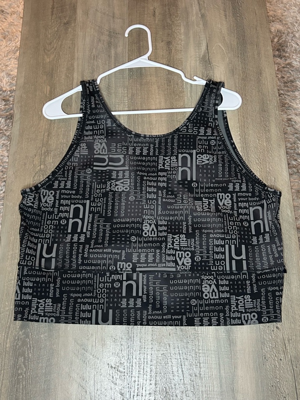 NWOT Lululemon Power Pivot Tank *Motif* Sz 18